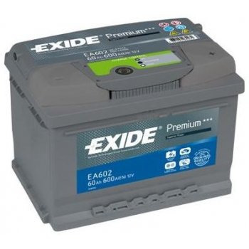 Akumulator Exide 60Ah 600A P+ EA602 Premium