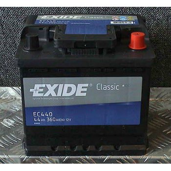 Akumulator Exide 44Ah 360A P+ EC440