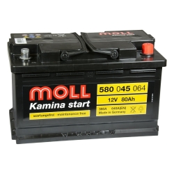 Akumulator Moll 80Ah 640A Kamina Start P+ 58045