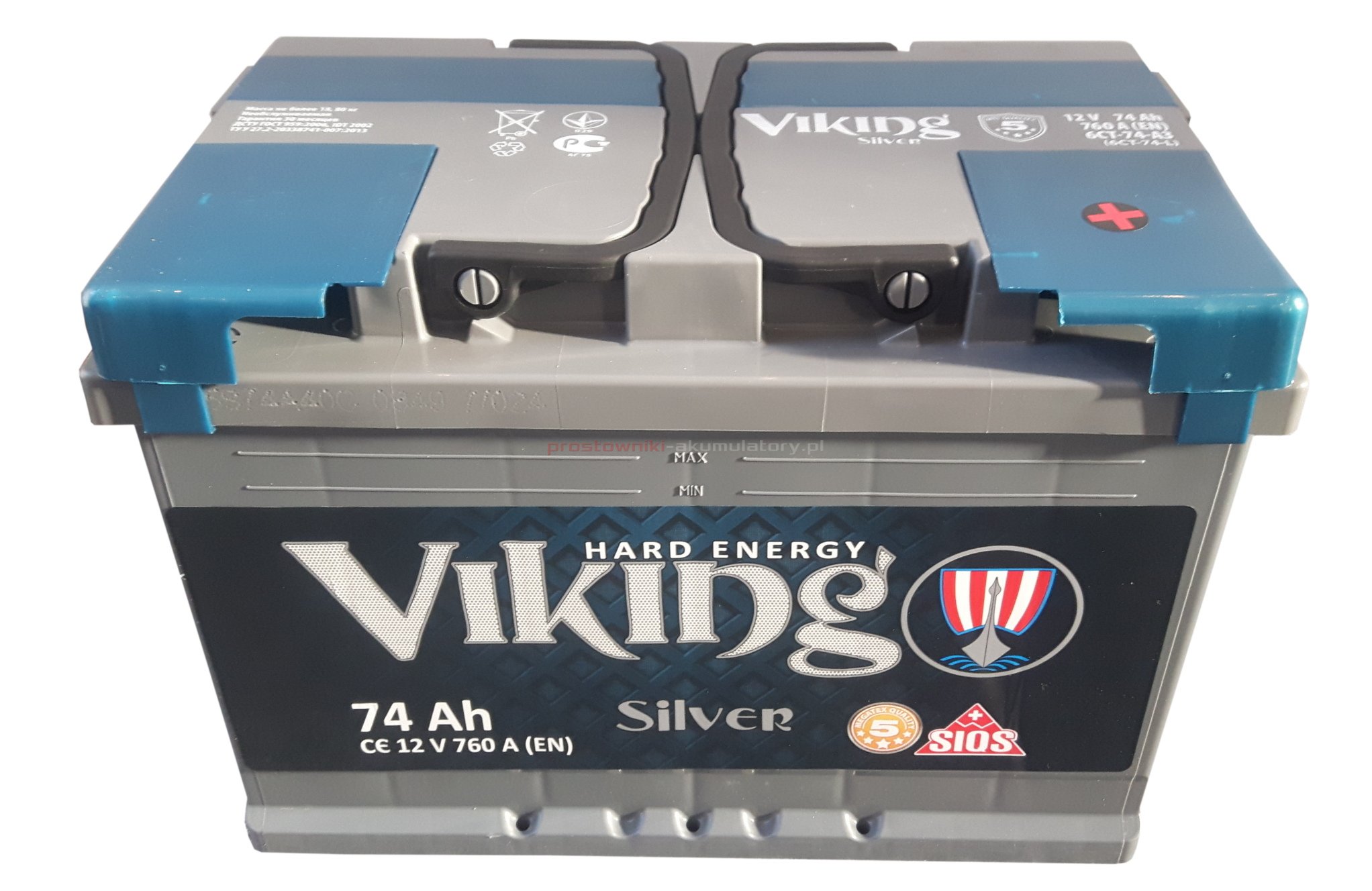 Akumulator Viking Silver 12V 74Ah 760A