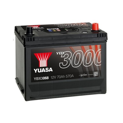 Akumulator 70Ah 570A P+ Yuasa YBX3068 z progiem do KIA CEED