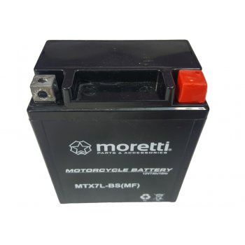 Akumulator Moretti YTX7L-BS 7Ah 90A AGM