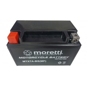 Akumulator Moretti YTX7A-BS 7Ah 90A AGM