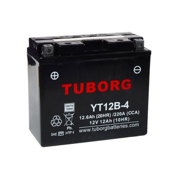 Akumulator Tuborg YT12B-4 12Ah 220A AGM