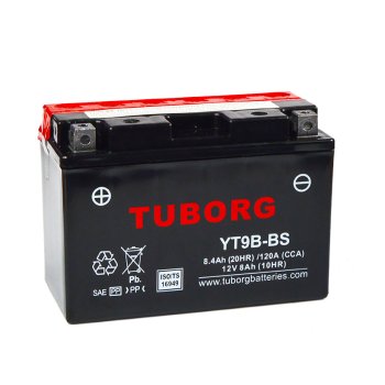 Akumulator Tuborg YT9B-BS 8Ah 120A AGM