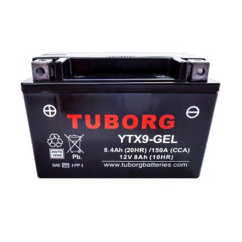 Akumulator Tuborg YTX9-GEL 8.4Ah 150A AGM