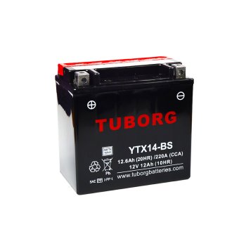 Akumulator Tuborg YTX14-BS 12.6Ah 220A AGM