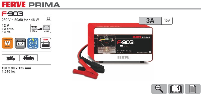 Prostownik Prima 12V 3A