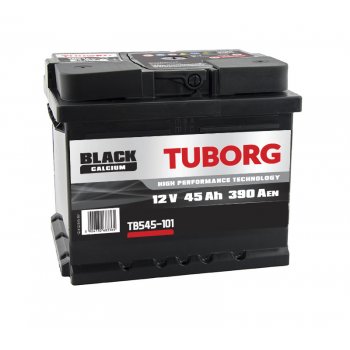 Akumulator Tuborg Black 45Ah 390A  L+