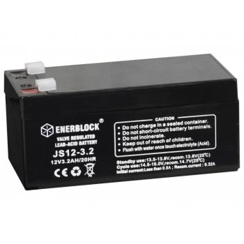 Akumulator Enerblock VRLA AGM JS12-3.2 12V 3.2Ah