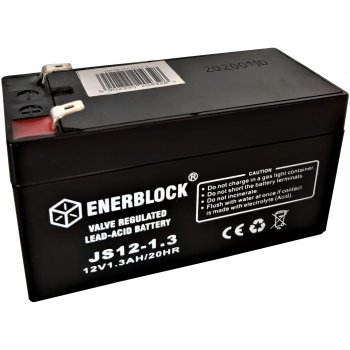 Akumulator Enerblock VRLA AGM JS12-1.3 12V 1.3Ah