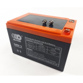 Akumulator żelowy Outdo 6-DZM-12 12V 12Ah (2H), 15Ah (10H) AGM DZF Rower elektryczny