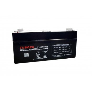 Akumulator Tuborg VRLA AGM  TP6-3.2 6V 3.2Ah