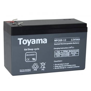 Akumulator GEL Toyama NPCG9-12 12V 9Ah 