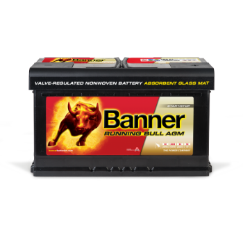 Akumulator Banner AGM 12V 80Ah 800A Running Bull 58001 Start/Stop -  prostowniki