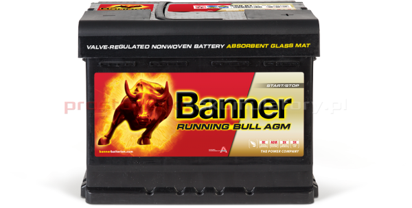 Batterie Banner Running Bull 56001 AGM 12v 60ah 640A L2D