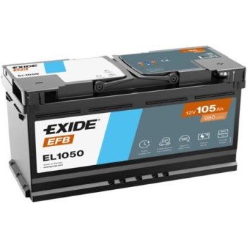 Akumulator 105Ah 950A Exide EL1050 EFB Start Stop