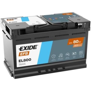 Akumulator 80Ah 720A Exide EL800 EFB Start Stop