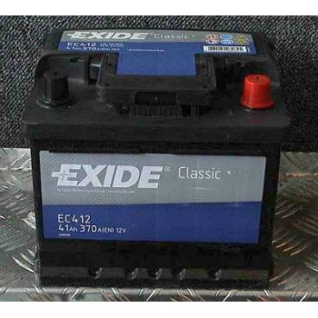 Akumulator Exide 41Ah 370A P+ EC412