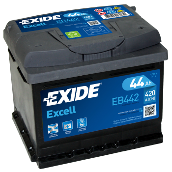 Akumulator Exide 44Ah 420A EB442 P+ Excell