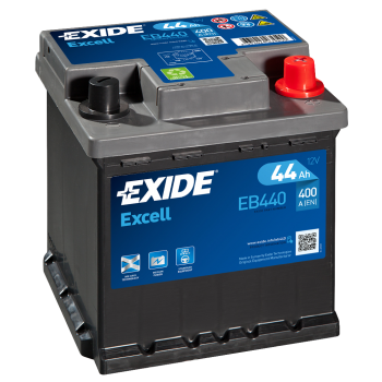 Akumulator Exide 44Ah 400A EB440 P+ Excell