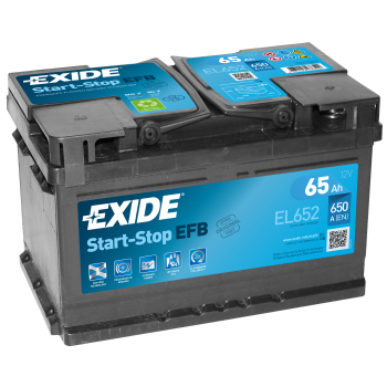 Akumulator 65Ah 650A Exide EL652 EFB Start Stop