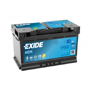 Akumulator Exide 82Ah 800A EK820 AGM Start Stop