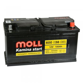 Akumulator Moll 100Ah 850A Kamina Start P+ 60038