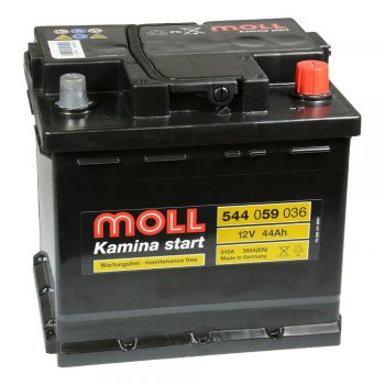 Akumulator Moll 44Ah 360A Kamina Start P+ 54459