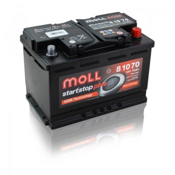Akumulator Moll 70Ah 760A AGM