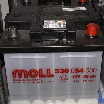 Akumulator Moll 36Ah 300A Kamina Start P+  53654
