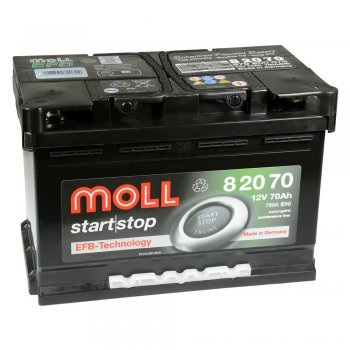 Akumulator Moll 71Ah 590A M3 plus P+ 83071