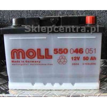 Akumulator Moll 50Ah 510A Kamina Start P+ 55046