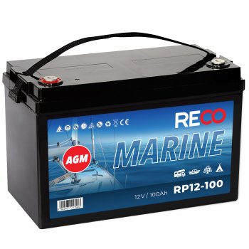 Akumulator RECO VRLA AGM RP12-100 12V 100Ah Marine