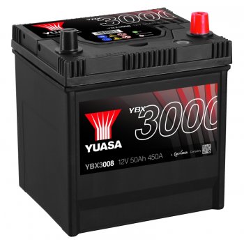 Akumulator 50Ah 450A P+ Yuasa YBX3008 Japan
