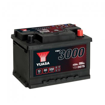 Akumulator 12V 60Ah 550A P+ Yuasa YBX3075 Japan