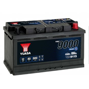 Akumulator 80Ah 800A P+ Yuasa YBX9115