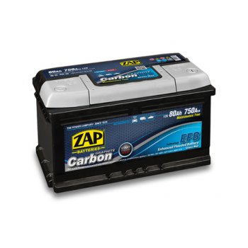 Akumulator 12V 80Ah 750A ZAP Carbon EFB 58008