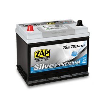 Akumulator 12V 75Ah 750A ZAP Silver Premium 57552 L+