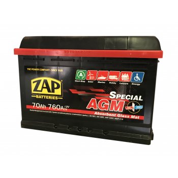 Akumulator ZAP (Sznajder) SPECIAL AGM 12V 70Ah 760A