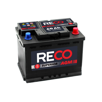 Akumulator RECO AGM RA56064 12V 60Ah 640A Start&Stop
