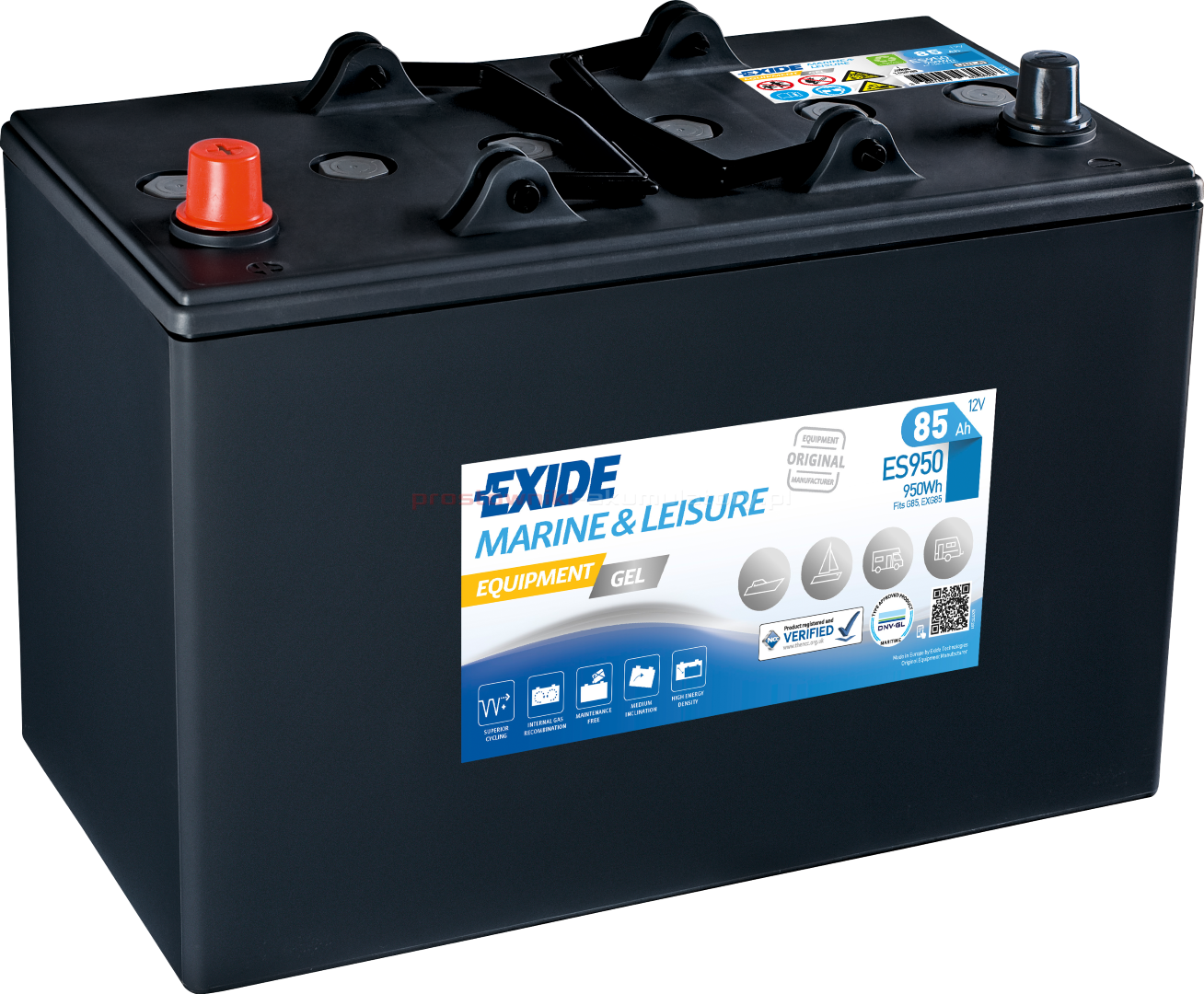 EXIDE GEL ES950 - Batteries selection
