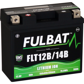 Akumulator Fulbat FLT12B/14B 12.8V 76.8Wh 6Ah 360A LiFePO4