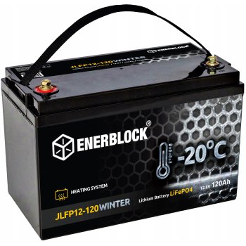 Akumulator Enerblock JLFP12-120Winter 12.8V 120Ah LiFePO4 BMS 1536Wh