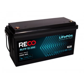 Akumulatory LiFePO4 200Ah 12,8V RECO RLFP12-200