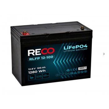 Akumulator LiFePO4 100Ah 12,8V RECO RLFP12-100