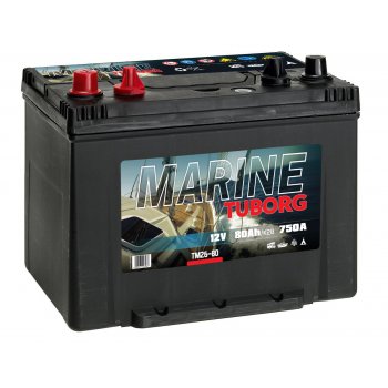Akumulator 80Ah 750A Tuborg Marine TM26-80