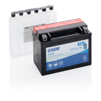 Akumulator motocyklowy Exide YTX15L-BS 12V 13Ah 210A ETX15L-BS