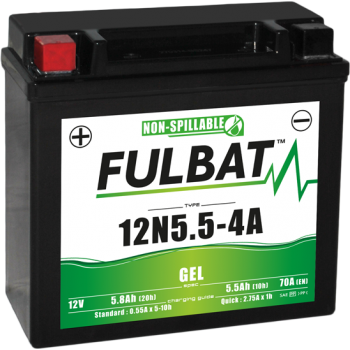 Akumulator Fulbat 12N5.5-4A GEL 12V 5.8Ah 55A L+
