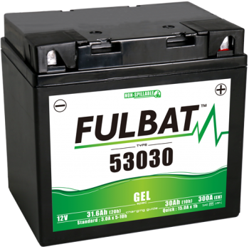 Akumulator Fulbat 53030 GEL 12V 30Ah 300A P+